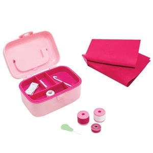 Environmental protection double thread sewing machine kit set for children learn for sewing to reduce habit to buy new clothes
