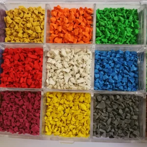 EPDM colorful recycled rubber granule for soccer field courts