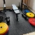 Import EPDM Rubber Roll Dumbbell Shock Resistant Mat Wear Resistant Gym Rubber Floor Tile from China