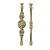 Import European style elegant decoration of interior gold stair railing design from China