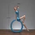 Import European-style yoga girl resin crafts creative character ornaments home accessories abstract character porch ornaments from China