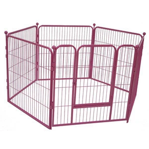 Expandable used portable indoor folding dog kennels and run fence panels for sale