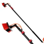 Extenclean 2019 New product 20~60FT telescopic carbon fiber water fed pole brush for window cleaning from China manufacturer