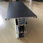 extruded construction aluminium profiles for office partitions glass door