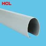 Extruded U shaped PVC plastic profile for corner protection