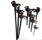 F Clip Clamps Woodworking Quick Release Bar Clamp Heavy Duty Woodorking Clamp Practical 4,6,8,10,12,18,24,30 Inches Metal Metric