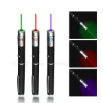 Factory direct sale  5MW green red blue laser pointer visible light 650nm532nm405nm beam laser pointer light guide pen