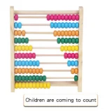 Factory direct sale abacus classic wooden toy educational toys Wholesale customized traditional mathematics toy education