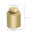Factory Direct Sale Matte Design Round Tinplate Rose Gold Empty Screw Air Tight Metal Tea Tin Can Box Packing Storage