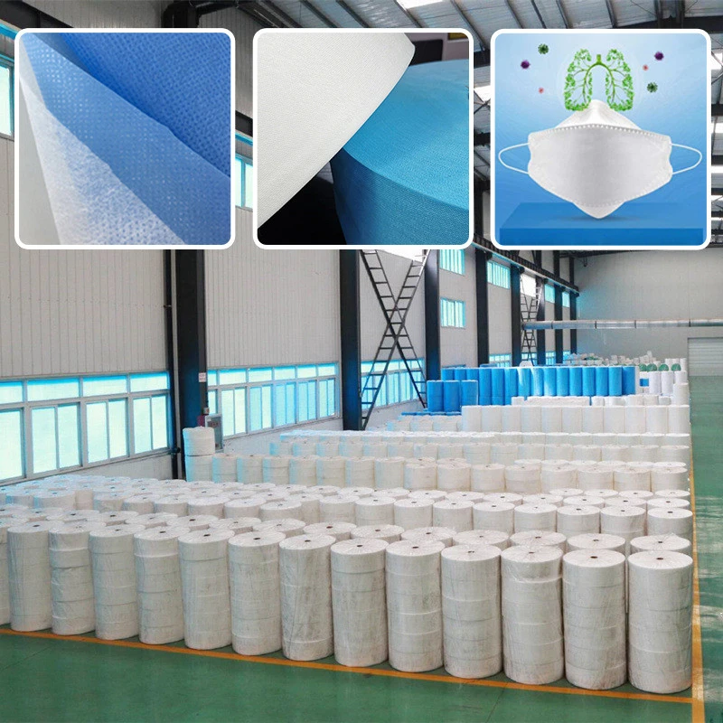 Factory direct sales of water repellent sms non-woven fabric, comfortable and breathable sanitary material industry