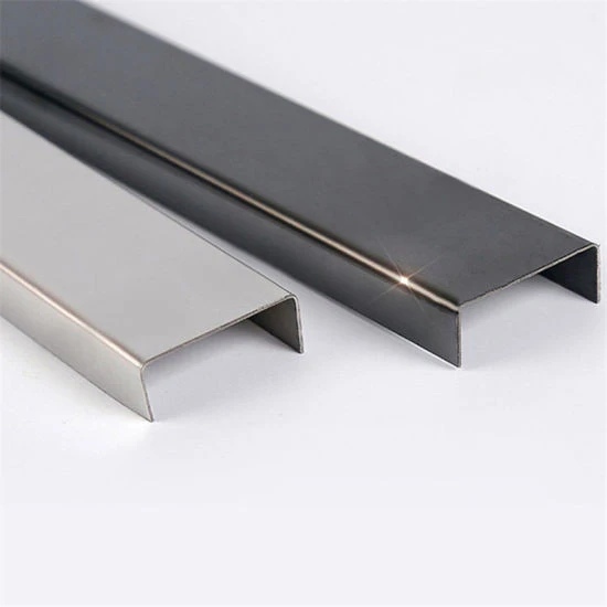 Factory direct sell 321 904 stainless steel u channel c channel profile