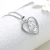 Import Factory direct selling jewelry 925 Sterling Silver Mother Child Baby Heart Charm Jewelry Pendant Necklace from China