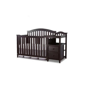 Factory Directly Nursery Baby Furniture Crib 4 In 1 Wood Convertible Crib