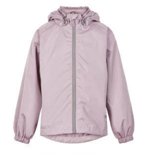 Factory heat seal  women OEKO-TEX100 reflective PU Recycled customise  windbreaker  Cute and lovely rain  jacket coat