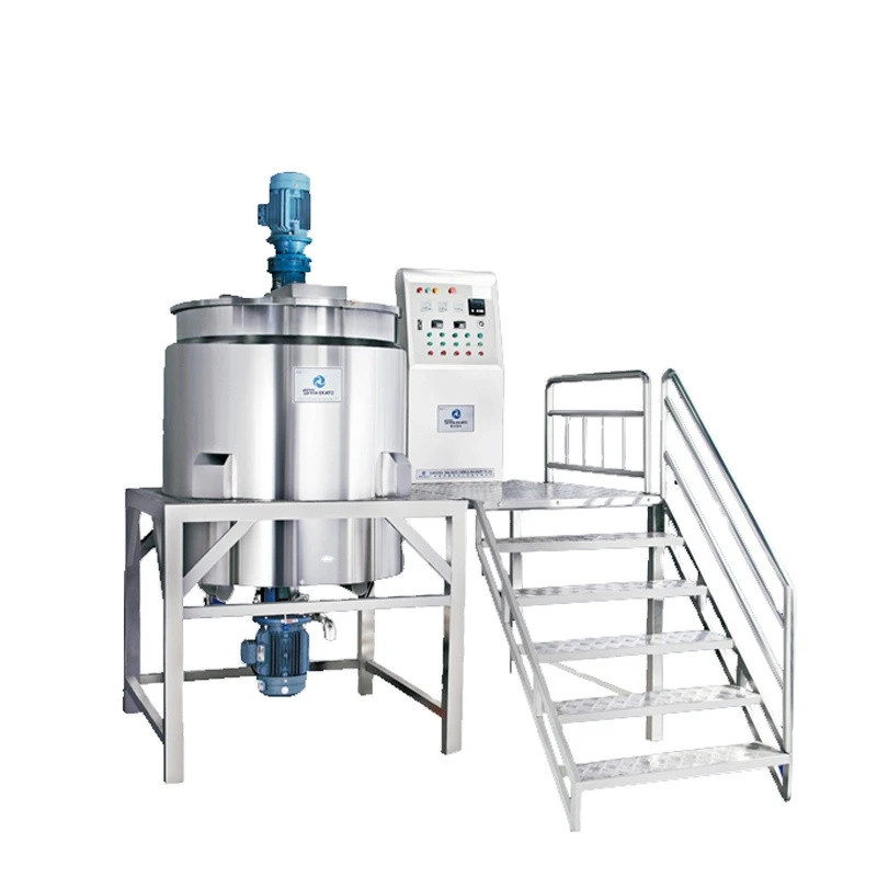 Factory Liquid Soap Shampoo Detergent Making Mixing Equipment in Production Line