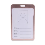 Factory Manufacture ID Card Aluminium Badge Rope Badge Holder Necklace