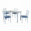 factory metal dining room furniture luxury furniture glass top dining table sets