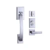 Factory OEM zinc alloy main entry front door grip handle door lock