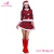 Import Factory price chic red short sleeve women sexy adult Christmas costume from China