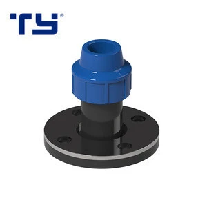 Factory Price HDPE Pipe Fittings Plastic Adaptor Round  Flange
