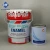 Import factory price round empty tinplate 1L/2L/4L/1Gallon paint adhesive tin can from China