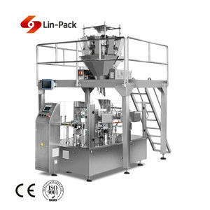 Factory Price Snack Potato Chips Coffee Bean Pouch Rotary Packing  Filling Packaging Machine