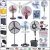 Import Factory selling ac dc emergency solar rechargeable fan for Middle East marketing from China