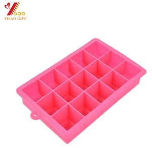 Factory supply custom square silicone cube ice tray/ silicone ice cream mold