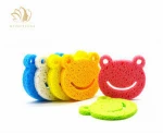Factory supply customized size deep cleaning cellulose sponge for bath