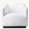 Factory Supply Professional Workmanship Single Sofa Chair Casual Living Room Armchair Tufted Fabric Chair for Home Furnishings