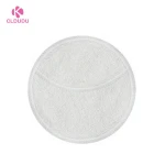factory whole sales private label facial microfiber  makeup remover pad reusable microfiber makeup remover pads