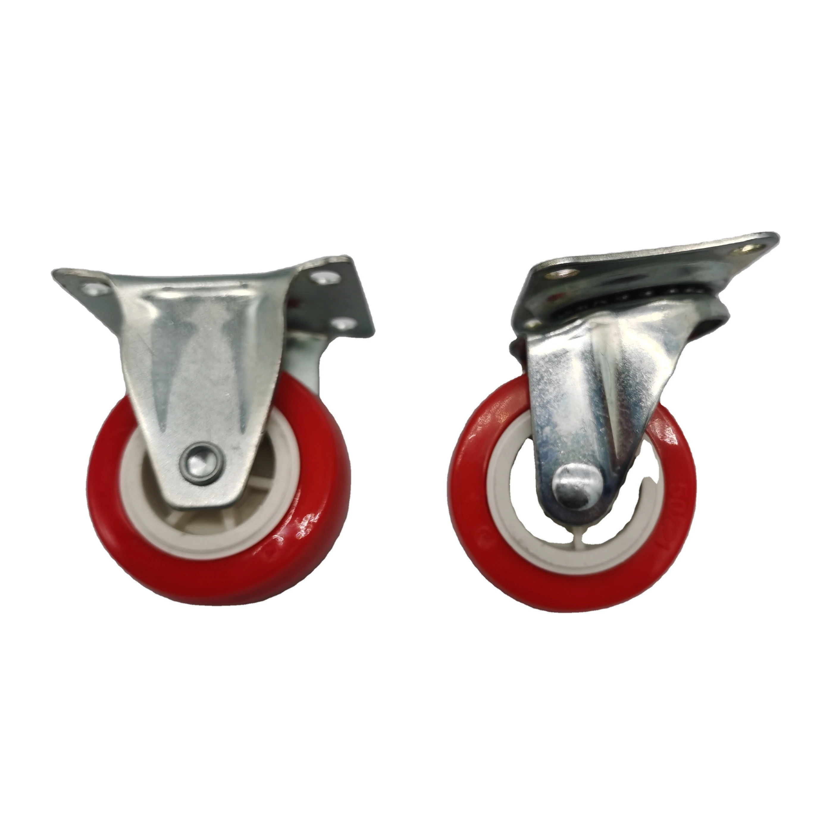 Factory Wholesale 2 Inch Gel Pu Rotatable Furniture Casters