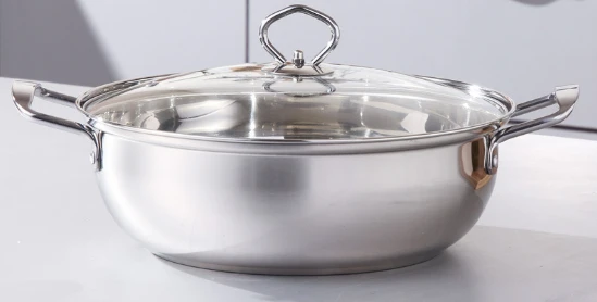 Factory wholesale food grade stainless steel non-stick  hot pot soup pot cooking pot