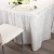 Import Factory wholesale table skirting designs Ruffled white table skirt for wedding decorations from China