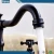 Import Fapully Dual Handle Bathroom Sink Faucet Oil Rubbed Bronze Vessel Sink Mixer Tap ,Long Spout Faucet from China