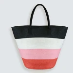 Fashion handbag Beach Basket Bag Large Handbags Summer Travel Shopping Straw Tote Bag For Women