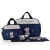 Import Fashion Printed Polyester Mommy Bear Bag Five Piece Set Multifunctional Large Capacity Single Shoulder Mummy Baby Diaper Bag Set from China