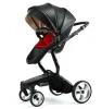Fashion PU Leather luxury baby stroller
