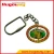 fashion soft enamel metal crafts spinning key chain key ring in oval shape