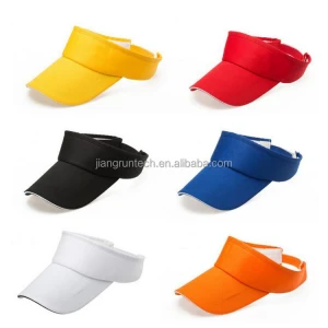 fashion style adjustable custom blank sport sun visor