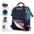 Import Fashion Waterproof Diaper Bag Backpack Large Capacity Insulation Travel Back Pack Nappy Bags Organizer from China