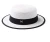 Import Fashion Women Sun Contrast Color Narrow Brim Belt Straw Hat Summer Panama White Cowboy Hat Hollow Straw 22-straw Hat Customized from China