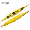 fastest plastic single person sea kayak canoe boat with paddle