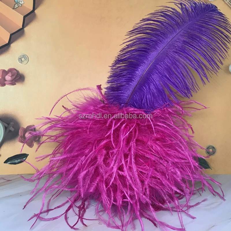 Feather Factory supply 1ply 10-13cm Bulk high quality Natural Gorgeous Ostrich feather boas for Costume scarf skirt dress