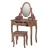 Import Finely processed mdf panel french dresser dressing table set from China