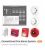 Import Fire alarm control unit panel system 8 zones connect with conventional photoelectric wired smoke alarm from China