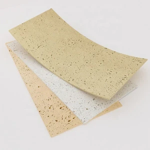 Fireproof lightweight soft exterior flexible stone tile for high buildings