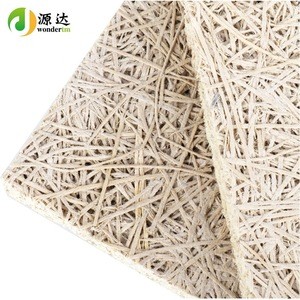 Fireproof soundproof wood fiber acoustic panel excelsior cement board wood wool sound absorbing panel in China
