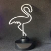 flamingo design display lamp neon sculpture