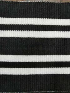 flat rib fashioned knitted collar knit cuff collar rib polyester rib fabric